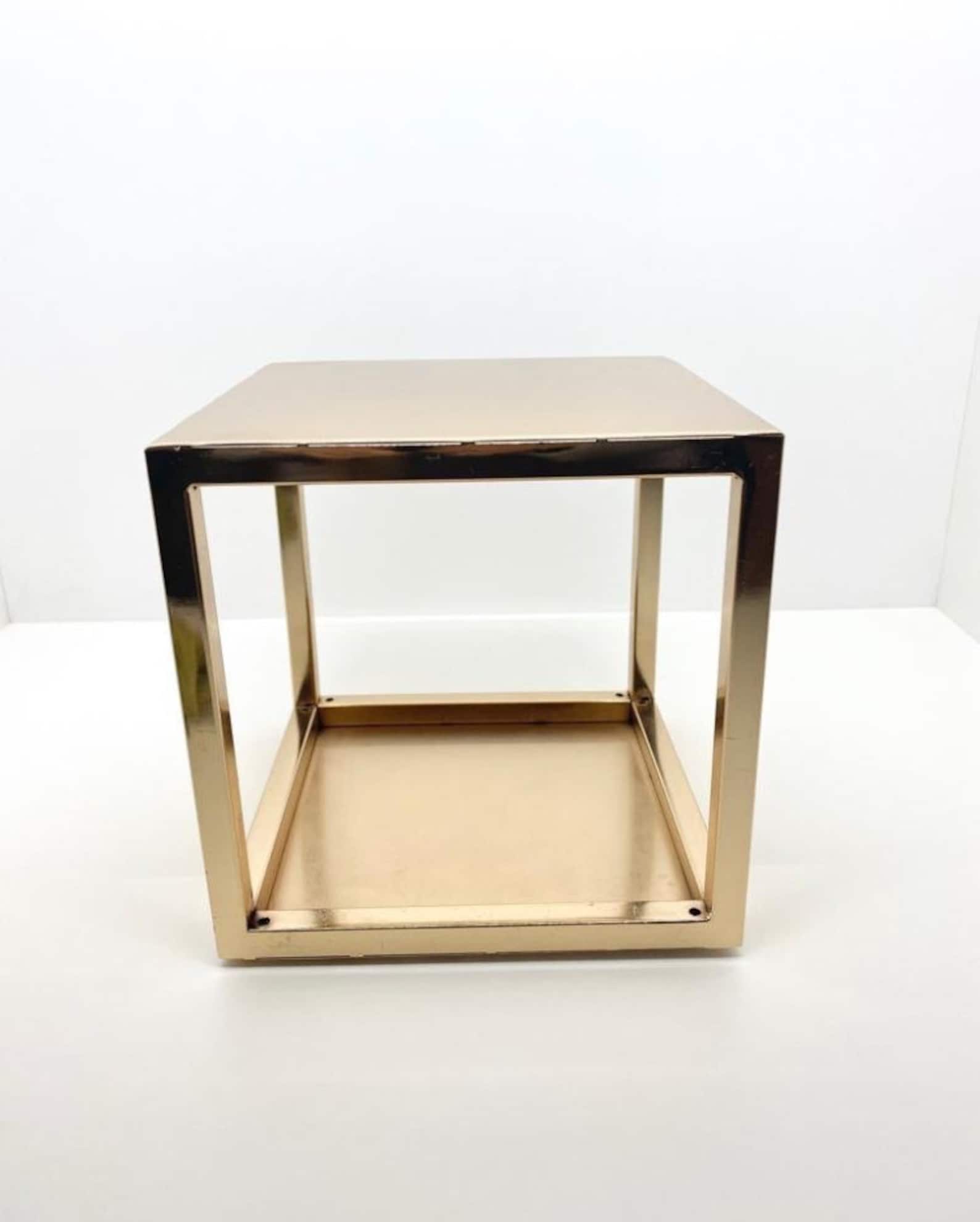 SET Metallic Square and Rectangle Cake Separator Metallic Etsy