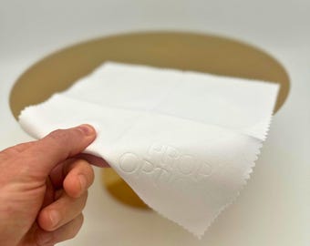 Microfibre Polishing Cloth – Lint Free, Streak Free Display Cleaner (20 x 20cm)