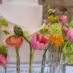 The Floral Crown Cake Stand Flower stand Floral arrangements Fresh flowers Floral wedding cake cake accessory display ring image 9