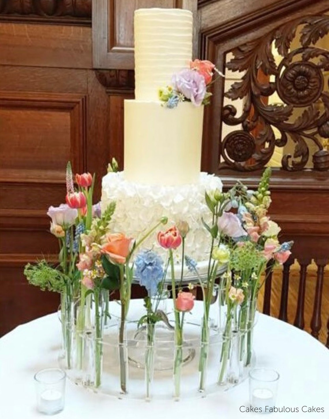 The Floral Crown - Cake Stand - Flower Stand - Floral Arrangements ...