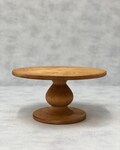 Standard Teardrop Rustic Heavy Duty Wooden Bespoke Cake Stand - 6" High