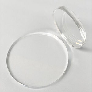 15mm Ultra polished clear acrylic cake separator - ROUND