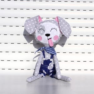 Oliver -rag doll-cute doll-stuffed doll-stuffed toy-baby shower gift-nursery doll-fabric doll-anti allergenic-dog doll-cotton toy-cloth toy