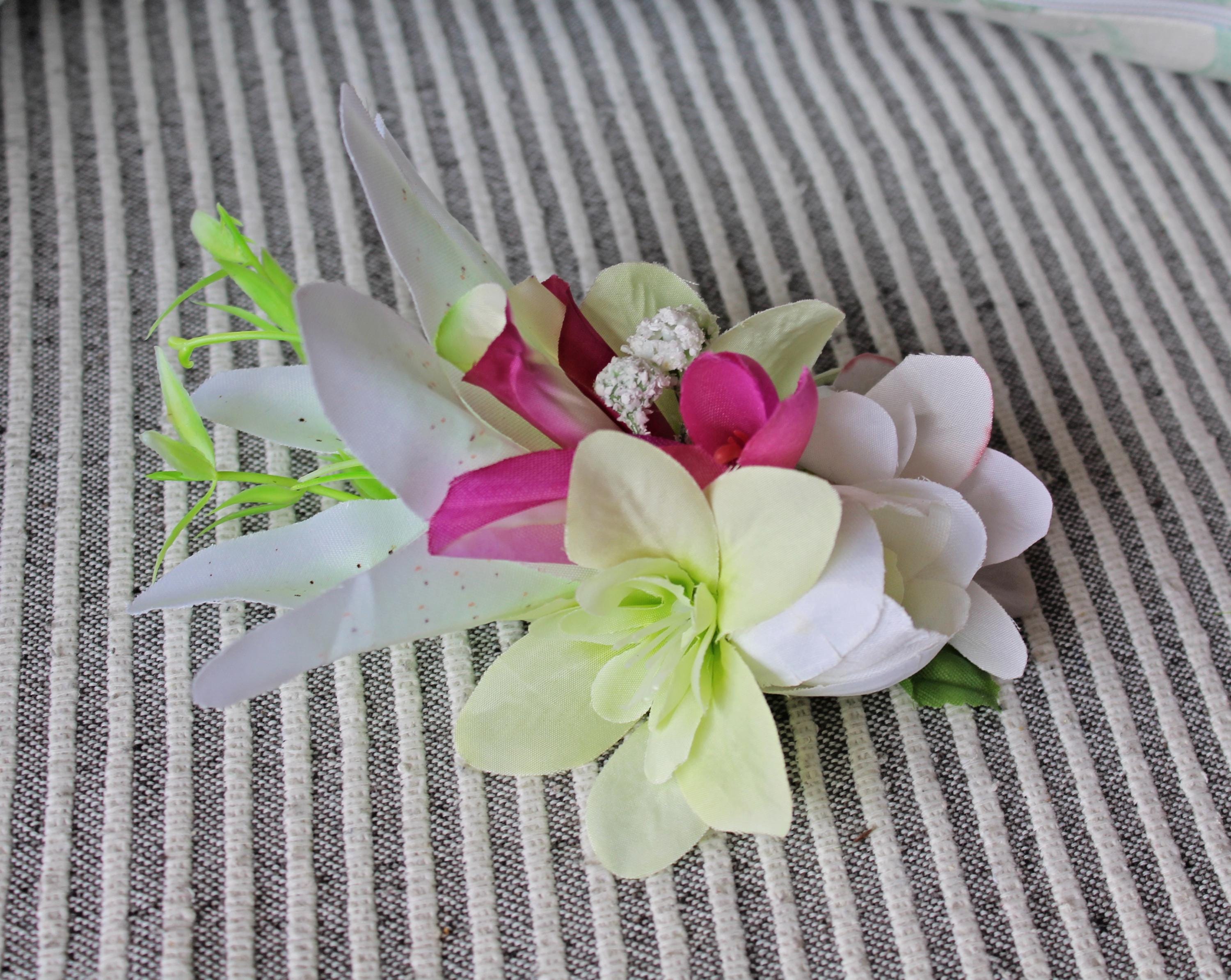 Lily Rockabilly Vintage Tiki Hawaii Hair Flower Clip - Etsy display picture 1