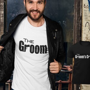 Bachelor Party T-Shirts, Groom Tee, Stag Party, Groom&#39;s Crew, Groomsman Shirts, Custom Party Shirts, Wedding Party, Godfather Stag, Best Man