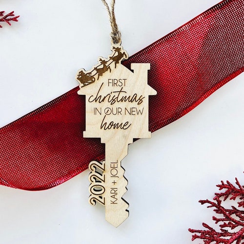 First Home Ornament / Our First Christmas / New Home Gift / Etsy