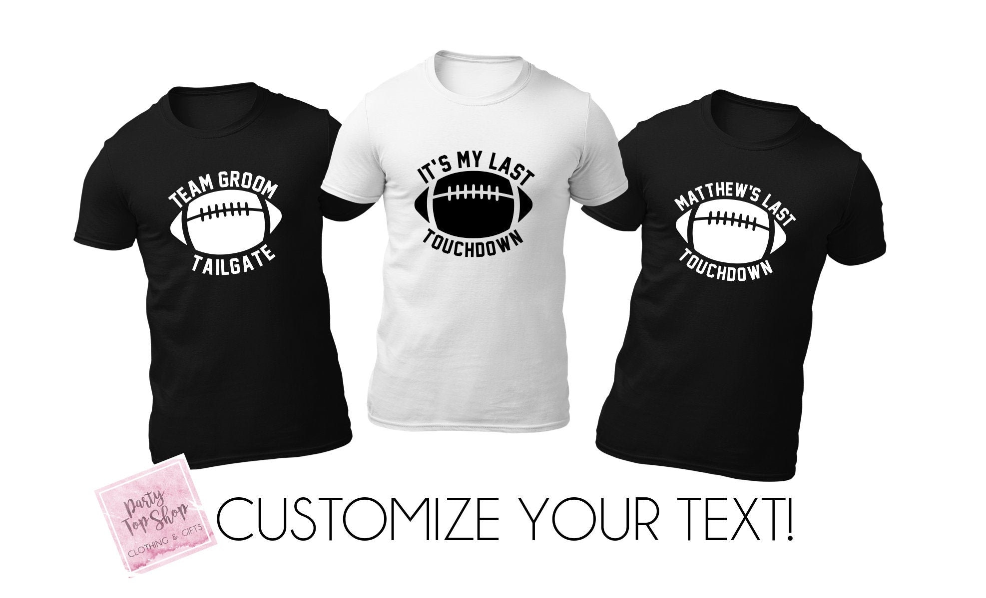 Funny Football Bachelor Party Tailgate Groomsman T-shirts - Etsy Australia