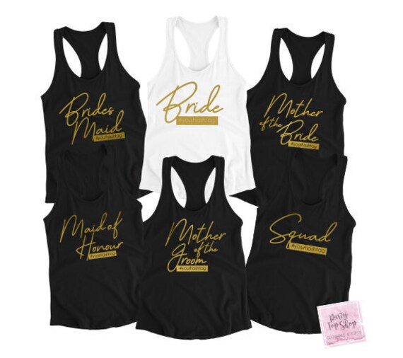 bridesmaid vest tops