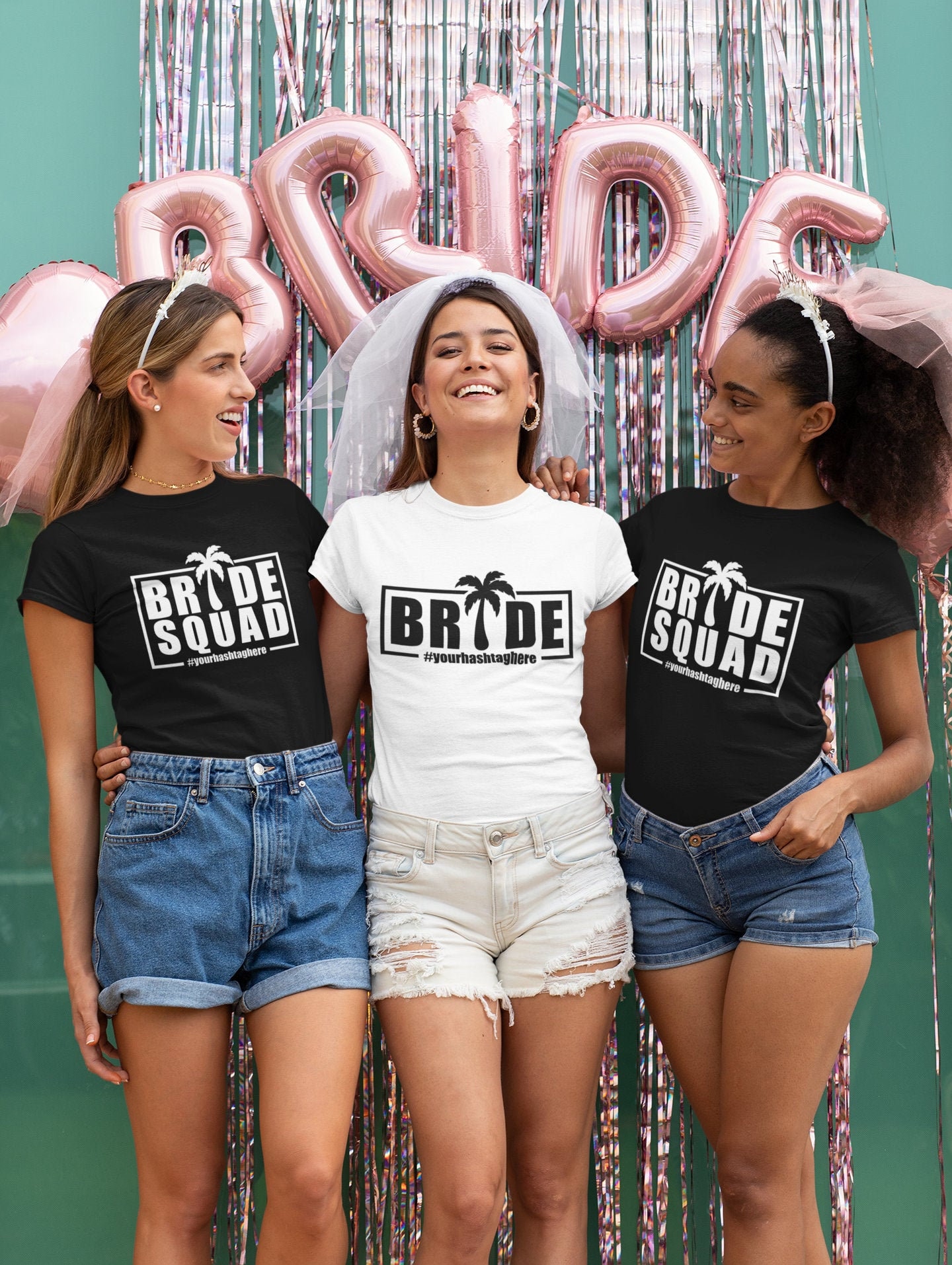 sandsynligt Cafe pris Beach Bride Custom Hashtag Tank Top Wedding Shirt T-shirt - Etsy
