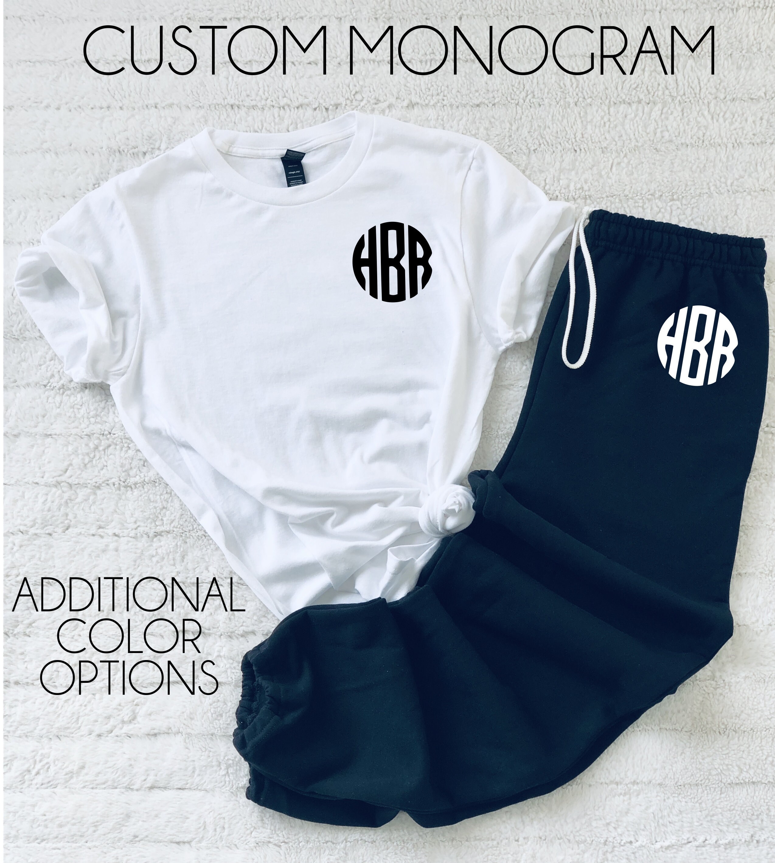sweat pant and shirt set
