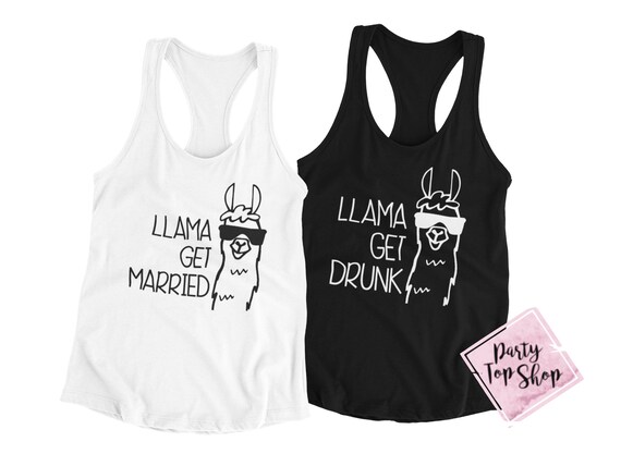 Llama Get Married Bride Wedding Bachelorette Party Shirt Llama Get Married Bride Wedding Bachelorette Party Shirt