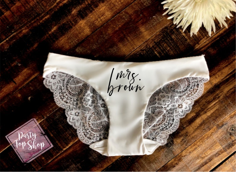 $3/mo - Finance AWESOMETIVITY Bachelorette Bride Hipster Panties- Bridal  Lingerie Gifts, XS-XXL