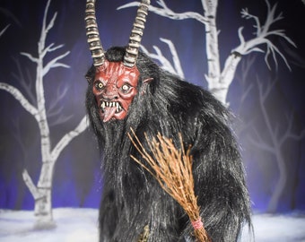 Krampus Art Doll (2023 Krampus Buddy- JingleHell Black variant )
