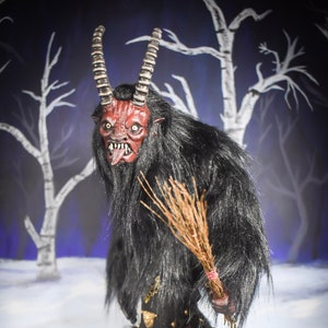 Krampus Art Doll (2023 Krampus Buddy- JingleHell Black variant )