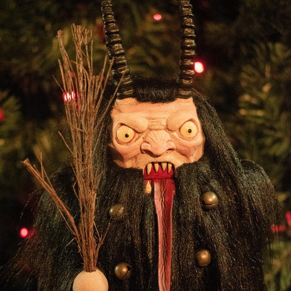 Krampus Nötknäppare (Deluxe liten sats - Svart)