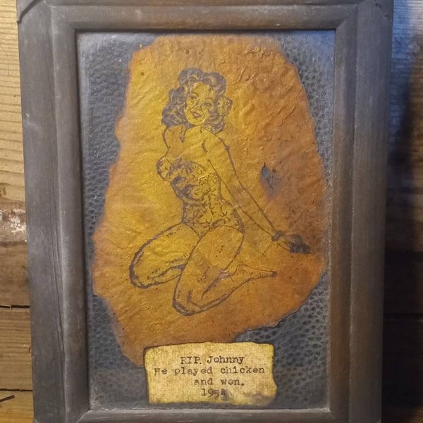 Preserved Greaser Tattoo gaff replica