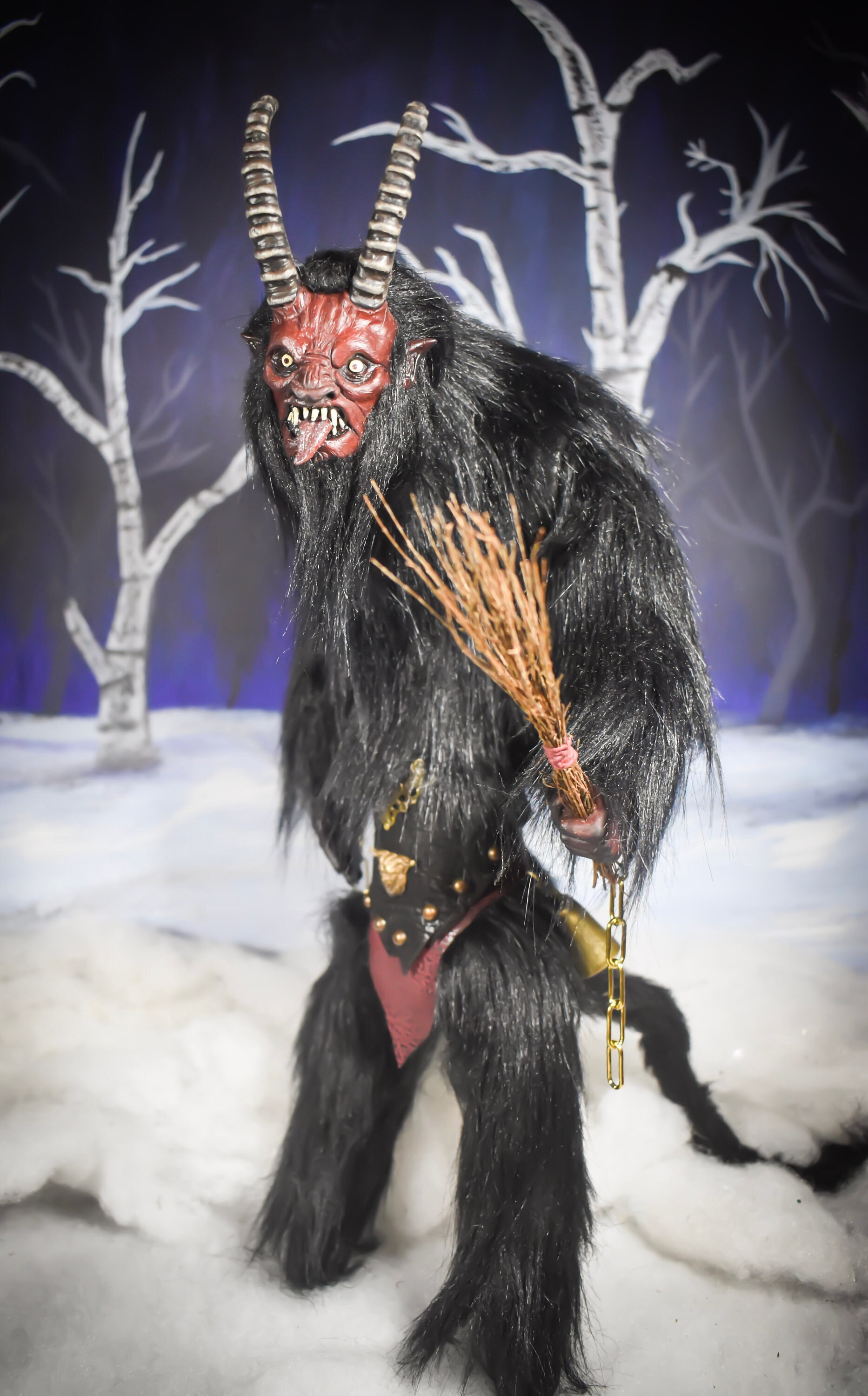Krampus Art Doll (2023 Krampus Buddy- Jinglehell Black