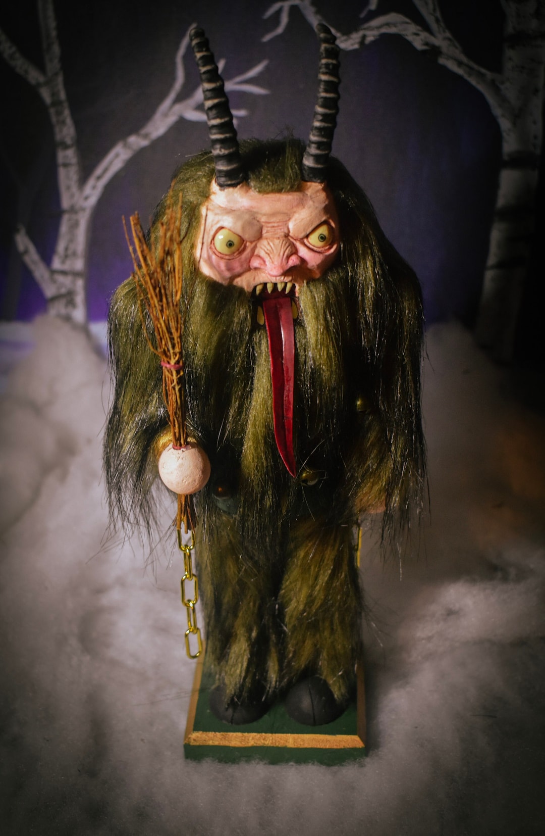 Krampus Nutcracker deluxe Limited Run 2023 Brown Etsy