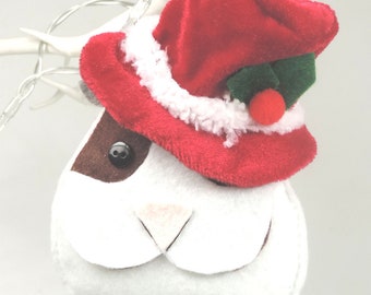 Handmade felt Guinea Pig, Hanging Decoration, Twig Tree, Christmas tree, Guinea Pig Lovers Gift