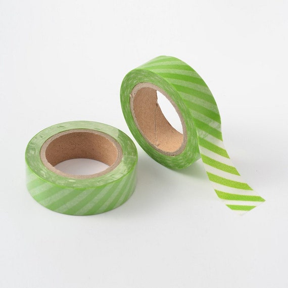 Craft Decorative Tape Green Square Pattern Washi Tape