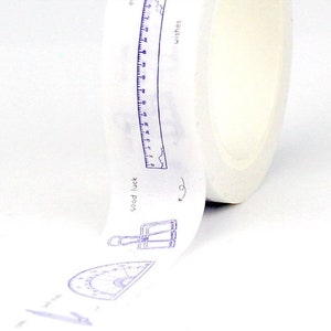 Matemática, escola, estudo, fita washi, fita adesiva decorativa, fita estampada, reserva de sucata, cartões, artesanato, carretel de 10m