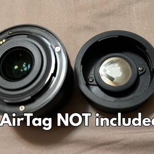 Nikon Z AirTag compatible rear lens cap