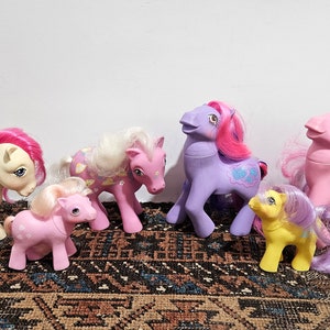 1980s vintage MLP My Little Pony rare Lot Child & Bear, Talking plus!  Collectors Dream!