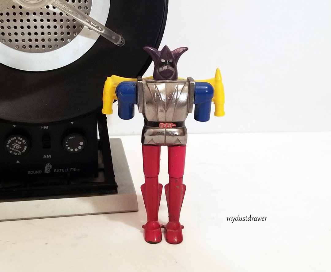 Shogun Warrior Posseidon En Métal Mattel - Jouet Vintage Japon - Occasion Avec Manques (missiles)