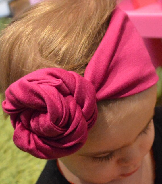rose knot headband