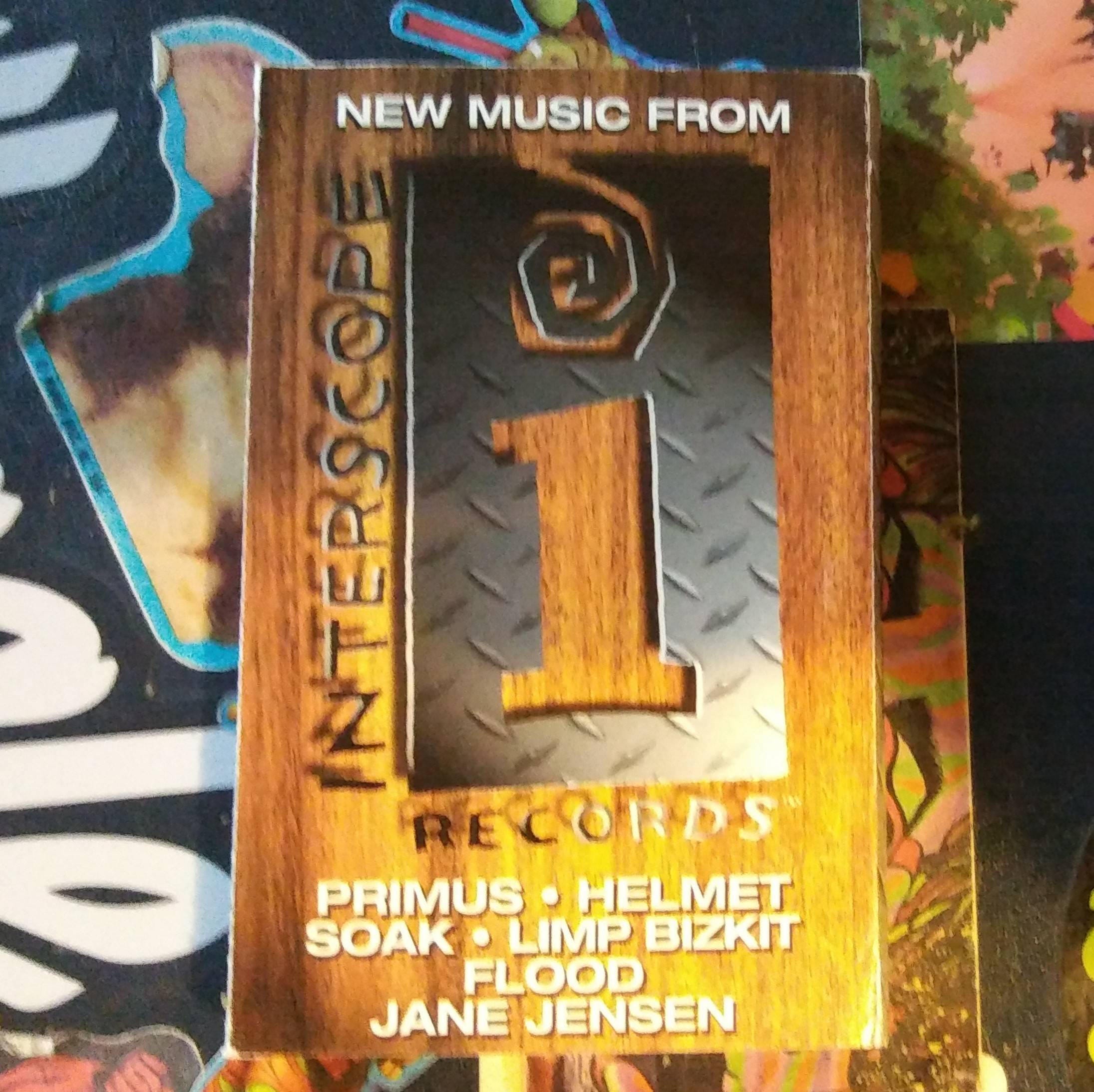 1997 Interscope Records Promo Cassette singles From Primus, Limp Bizkit,  Helmet, Soak, Flood & Jane Jensen 