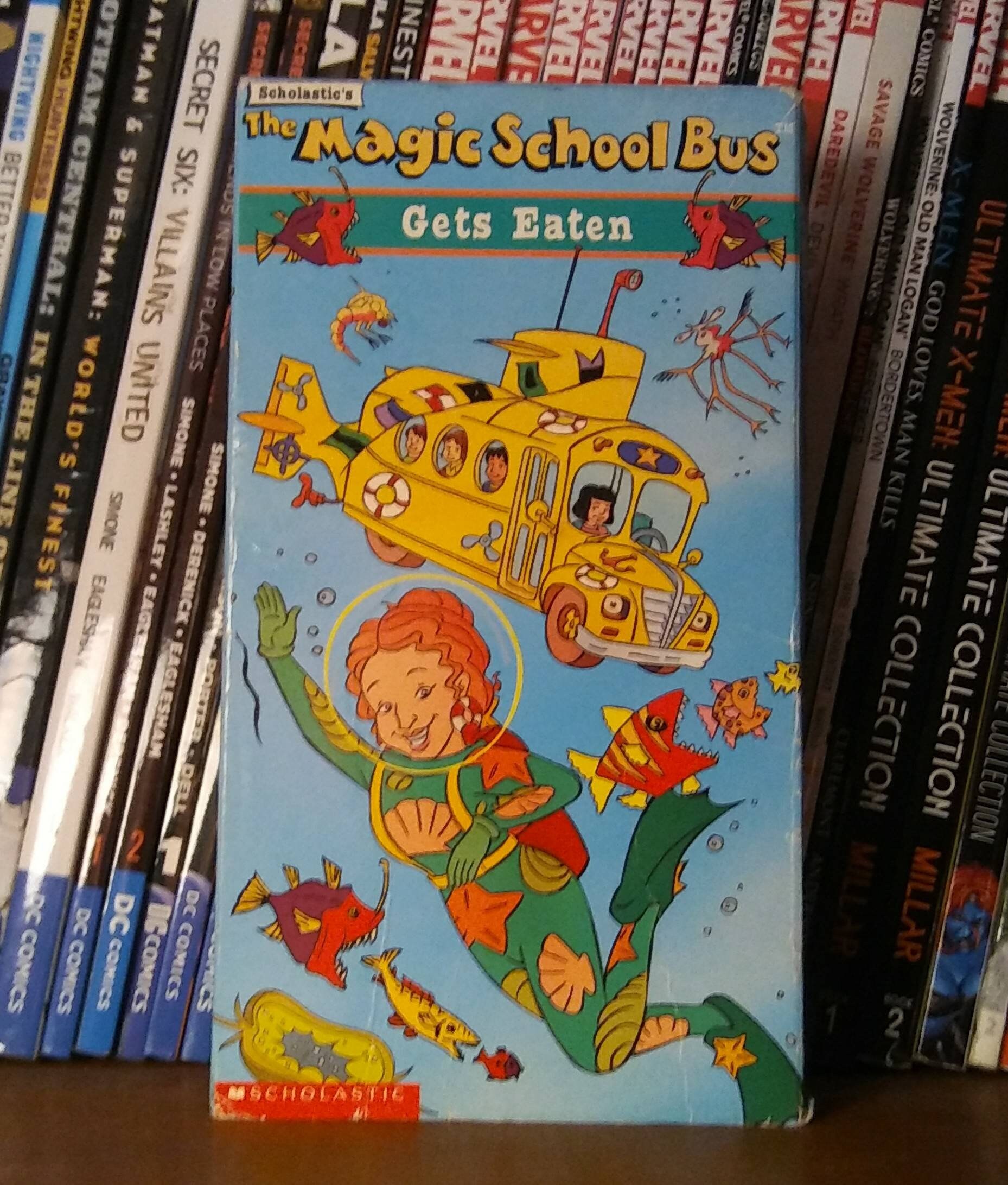 The Magic School Bus Gets Eaten VHS Etsy