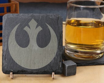 Star Wars - Rebel Alliance - Premium Natural Slate Coasters