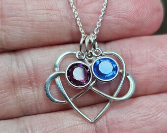 【TommassiniJewelry】Birthstone Heartネックレス Heart Birthstone Necklace - Buy 1 Get 1 50% - BeadifulBABY