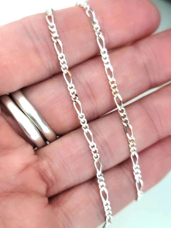 FIGARO BRACELET THIN SILVER FIGARO BRACELET THIN SILVER