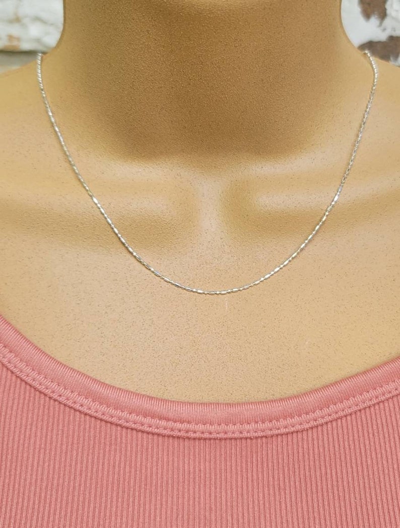 Best Seller, Bead Chain, Sterling Silver Bead Chain, Silver Chain, Dainty Chain, Finished Chain, 16 18 20 22 24 image 5