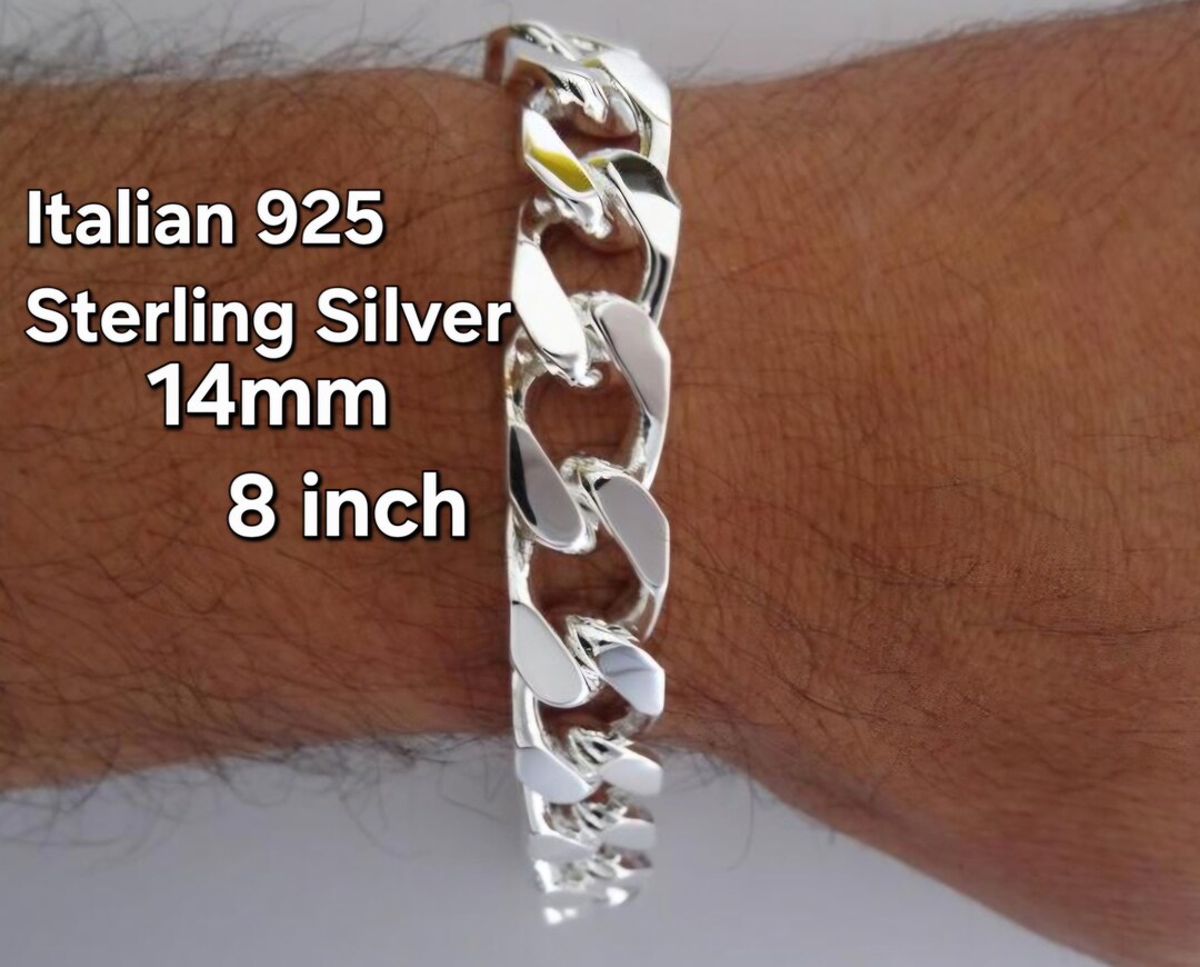 Amazon.com: Sterling Silver Curb Link Bracelet 9