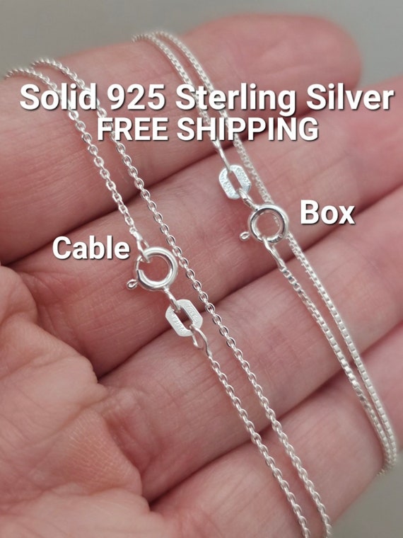 Sterling Silver Replacement Chain 16”