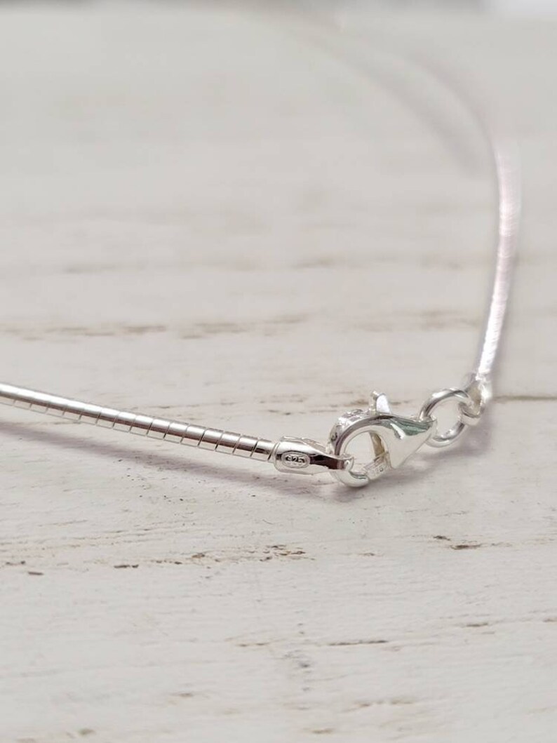 Sterling silver omega necklace 20 inch Clearance