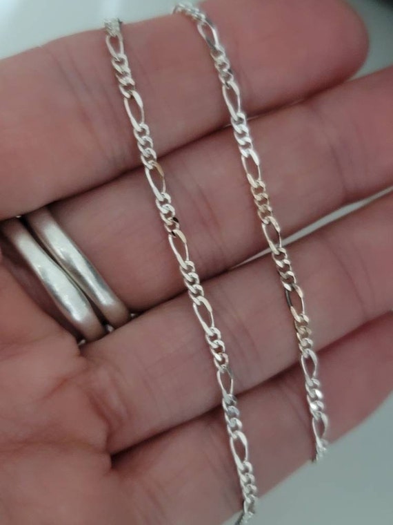 925 Sterling Silver 2mm Rope Chain Necklace 24 Inches