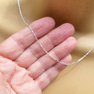 Best Seller, Bead Chain, Sterling Silver Bead Chain, Silver Chain, Dainty Chain, Finished Chain, 16 18 20 22 24 image 6