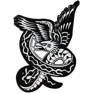 Eagle Snake hard enamel lapel pin