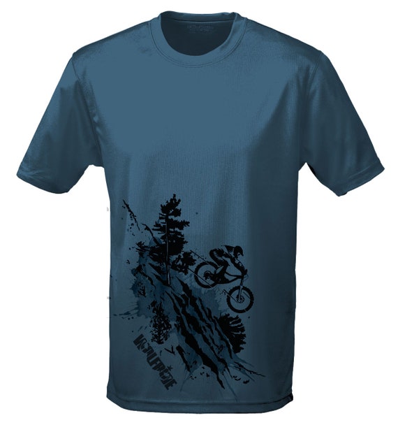 Short Sleeve Downhill Mountain Bike Performance T shirt Jersey DH MTB Wolfride Clothing Etsy UK