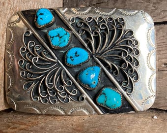 Cintura Navajo con marchio turchese .925