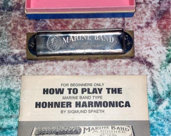 Vintage Harmonica M.HOHNER-ORCHESTER VINETA #4 - Etsy