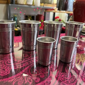 1950 Metal Drinking Glasses - Etsy