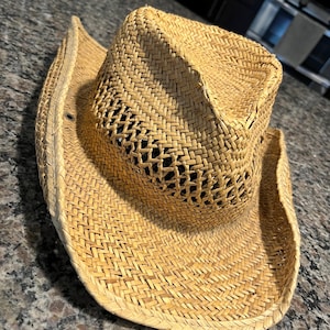 ヴィンテージ トビー・キース L/XL ストロー カウボーイハット
