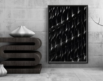 Modern black and white architectural photography. San Francisco print #1. Minimalist abstract reflection. Zen wall art.