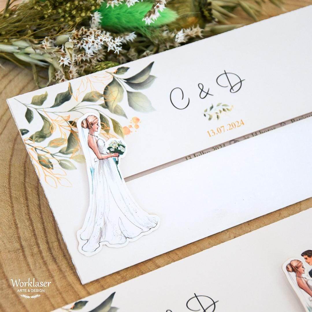 Convites Casamento. Convite Deslizante. Convite Floral. Convite Noiva  Deslizante. Convite De Casamento Ilustrado. Convite Romântico Botânico -  Etsy, image size:1080x1080