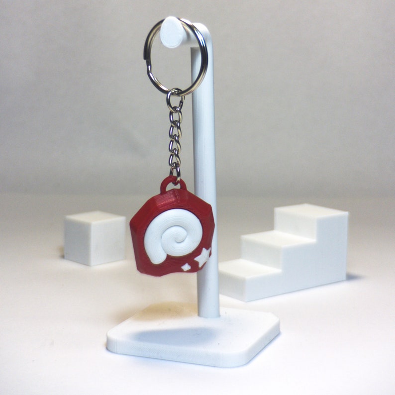 Animal Crossing inspired Fossil Keychain