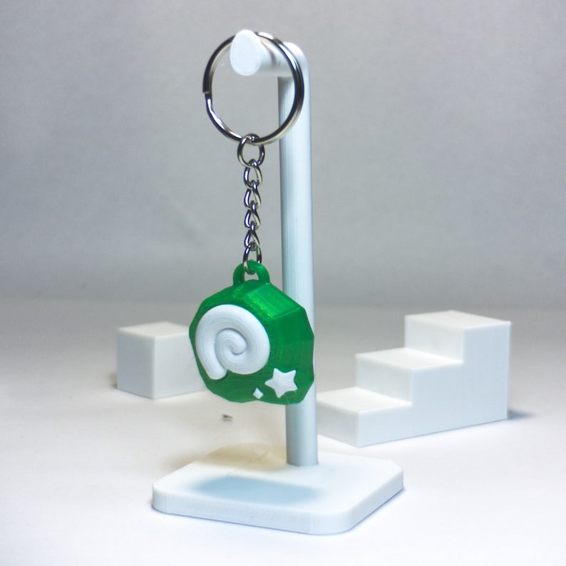 Animal Crossing inspired Fossil Keychain